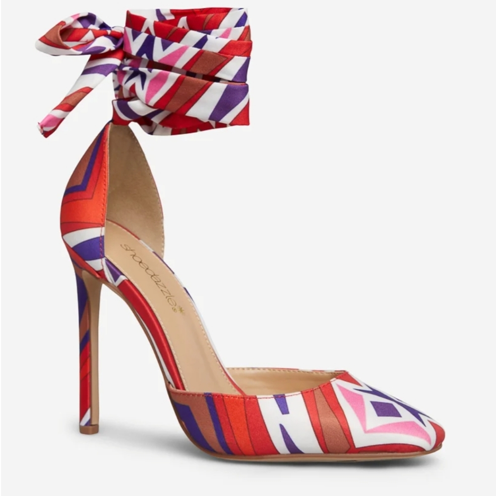 (NEW) Tie Around Sandal Heels